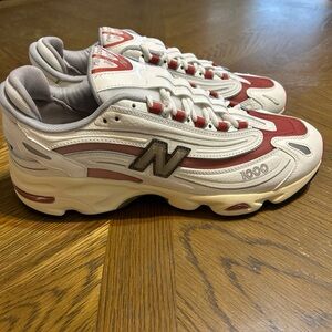 Mens New Balance 1000 Sea Salt Astro Dust White Red Sneakers Size 13- M1000CB